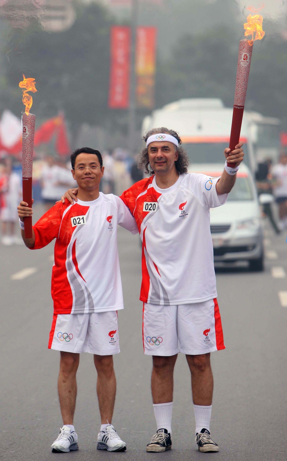 Chairman George TorchBearer, Beijing Olympics, 2008